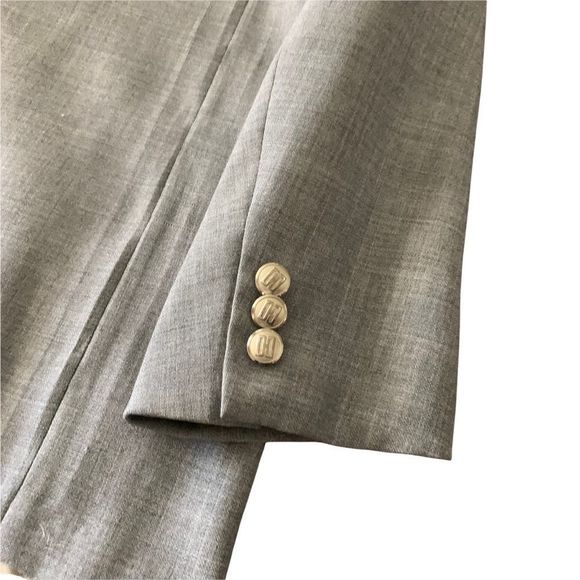 DAKS Grey Sports Jacket Blazer Size 42 - Picture 4 of 8